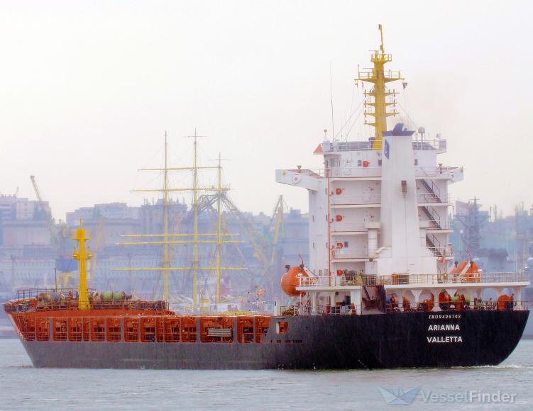 arianna (General Cargo Ship) - IMO 9406702, MMSI 256241000, Call Sign 9HA3860 under the flag of Malta