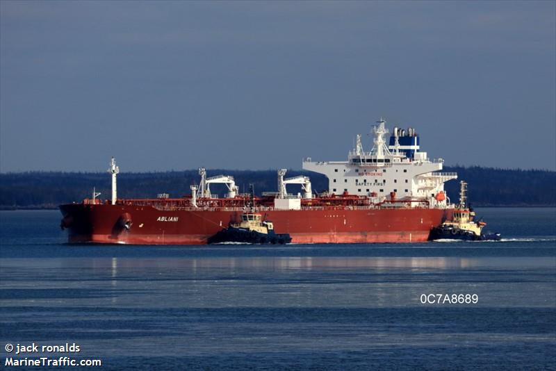 abliani (Crude Oil Tanker) - IMO 9693068, MMSI 256903000, Call Sign 9HA4031 under the flag of Malta