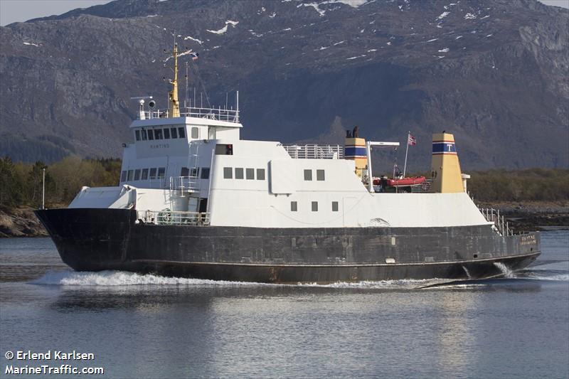 ramtind (Passenger/Ro-Ro Cargo Ship) - IMO 7725910, MMSI 257347400, Call Sign LITK under the flag of Norway