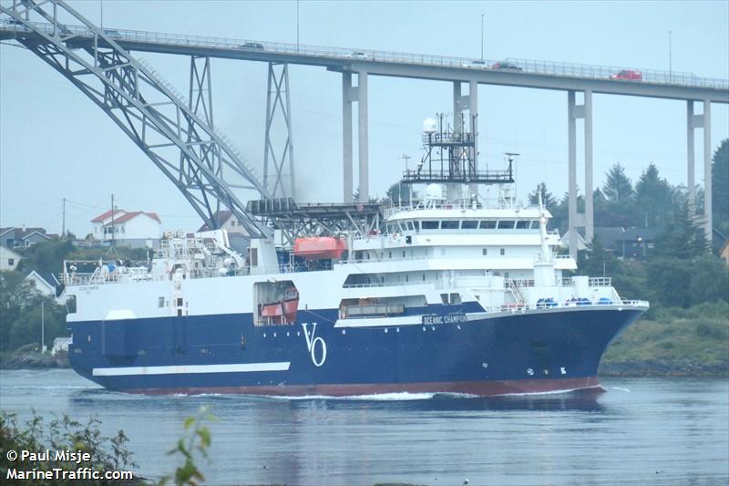 oceanic champion (Research Vessel) - IMO 9085211, MMSI 258739000, Call Sign LAJQ6 under the flag of Norway