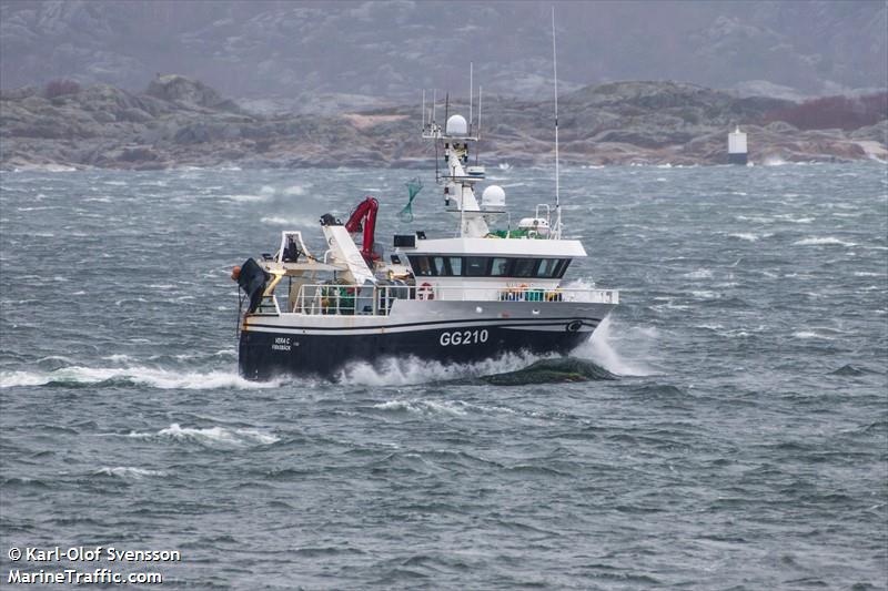 vera c (Fishing vessel) - IMO , MMSI 266458000, Call Sign SGRF under the flag of Sweden