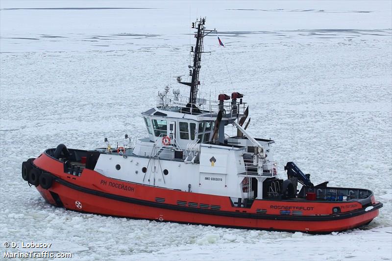 rn poseidon (Tug) - IMO 9383819, MMSI 273335790, Call Sign UDRU under the flag of Russia