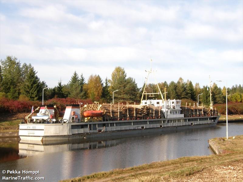 stk-1003 (General Cargo Ship) - IMO 8326058, MMSI 273458720, Call Sign UBEL under the flag of Russia