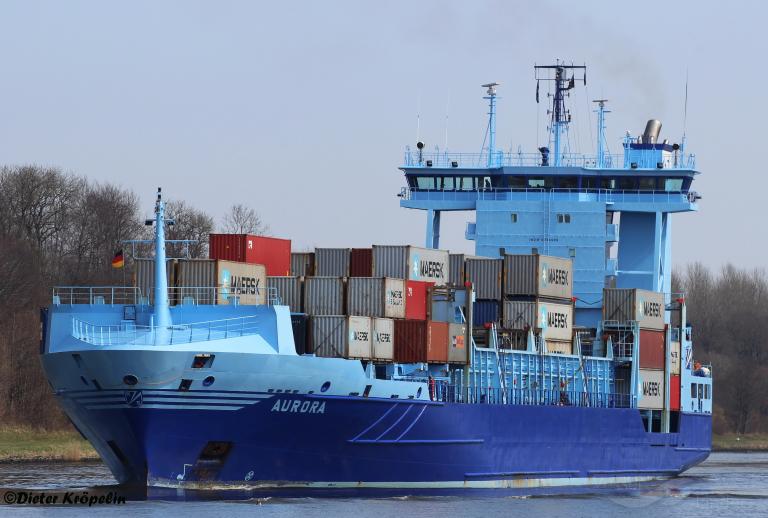 aurora (Container Ship) - IMO 9234989, MMSI 304080000, Call Sign V2GS9 under the flag of Antigua & Barbuda