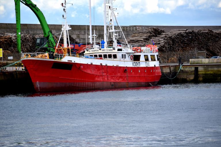 el trampero (Fishing Vessel) - IMO , MMSI 312023000, Call Sign V3OV3 under the flag of Belize