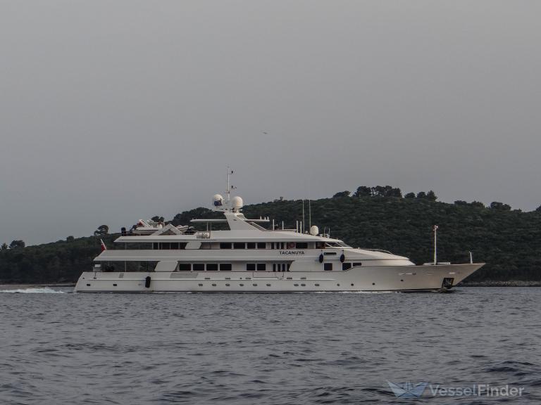 tacanuya (Pleasure craft) - IMO , MMSI 319485000, Call Sign ZCMB9 under the flag of Cayman Islands