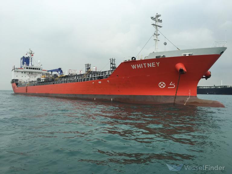 whitney (Chemical/Oil Products Tanker) - IMO 9551337, MMSI 356876000, Call Sign HOXD under the flag of Panama