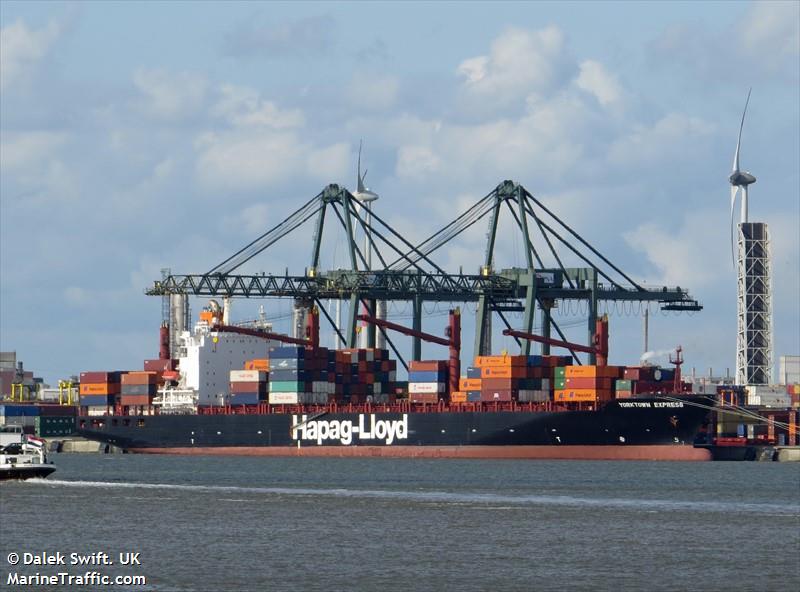 yorktown express (Container Ship) - IMO 9243174, MMSI 367168650, Call Sign WDD6127 under the flag of United States (USA)