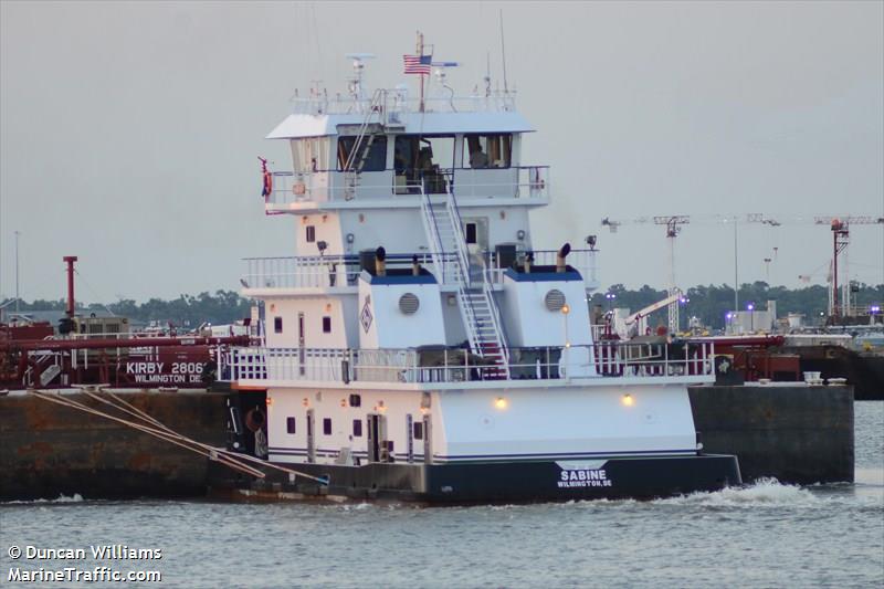 sabine (Tug) - IMO , MMSI 367509510, Call Sign WDF9854 under the flag of United States (USA)