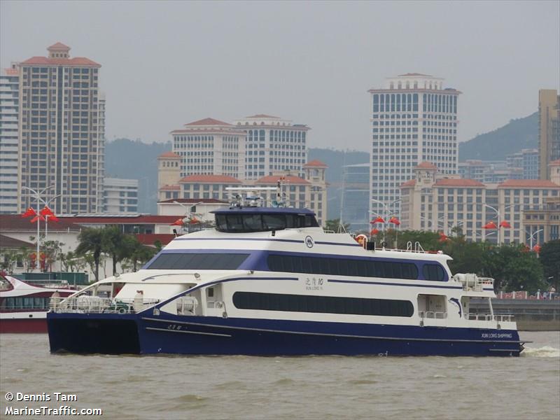 xunlong10 (Passenger Ship) - IMO 9876696, MMSI 413217080, Call Sign BOBQ7 under the flag of China