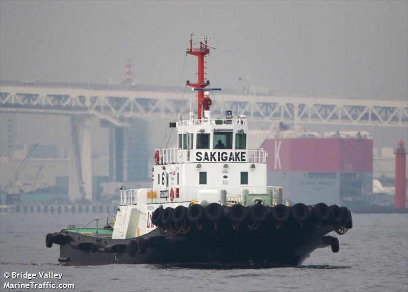 sakigake (Tug) - IMO , MMSI 431006608, Call Sign JD3847 under the flag of Japan