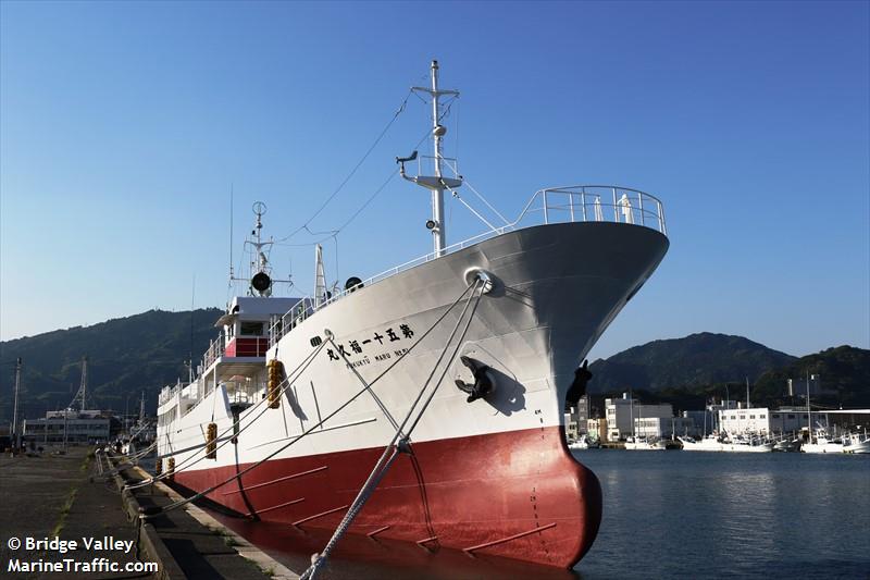 fukukyumaru no51 (Fishing vessel) - IMO , MMSI 431200030, Call Sign JEDU under the flag of Japan