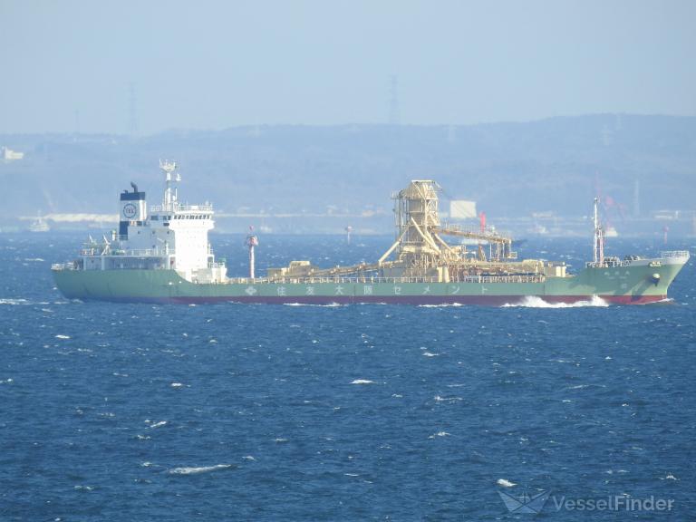 taiko maru (Cement Carrier) - IMO 9238557, MMSI 431301547, Call Sign JI3683 under the flag of Japan