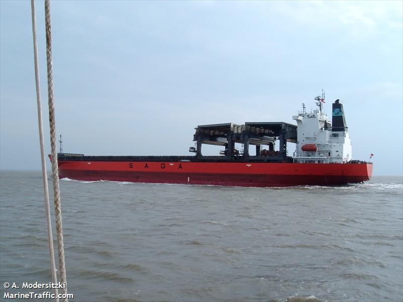 saga adventure (General Cargo Ship) - IMO 9317406, MMSI 477076500, Call Sign VRBL4 under the flag of Hong Kong