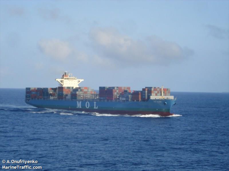 mol grandeur (Container Ship) - IMO 9535149, MMSI 477759700, Call Sign VRIQ8 under the flag of Hong Kong