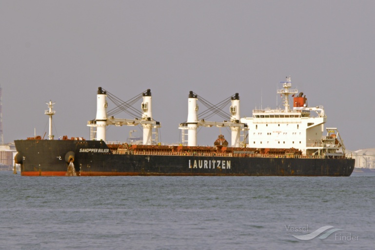 sandpiper bulker (Bulk Carrier) - IMO 9441427, MMSI 538004341, Call Sign V7WM8 under the flag of Marshall Islands