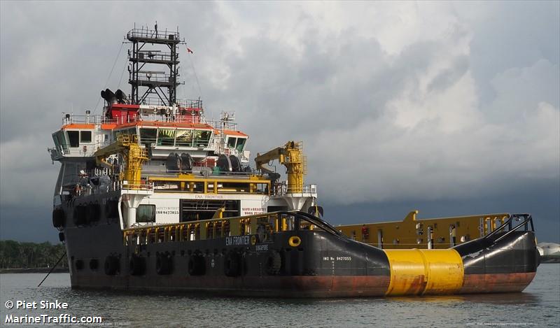 ena frontier (Offshore Tug/Supply Ship) - IMO 9427055, MMSI 563075100 under the flag of Singapore