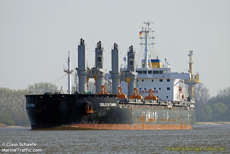 cielo di tampa (Bulk Carrier) - IMO 9707754, MMSI 636017329, Call Sign D5KJ8 under the flag of Liberia