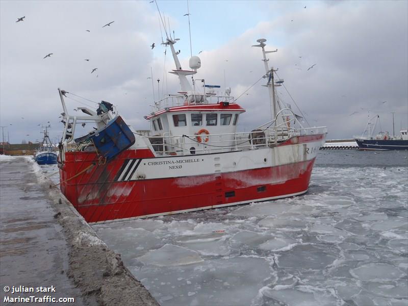 christina michelle (Fishing vessel) - IMO , MMSI 219012671, Call Sign OZCD under the flag of Denmark