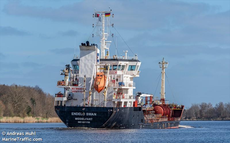 endelo swan (Chemical/Oil Products Tanker) - IMO 9371725, MMSI 219426000, Call Sign OUYR2 under the flag of Denmark