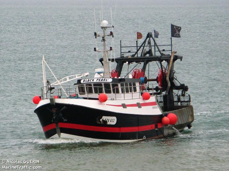 fv black pearl 1 (Fishing vessel) - IMO , MMSI 226171000, Call Sign FHGH under the flag of France