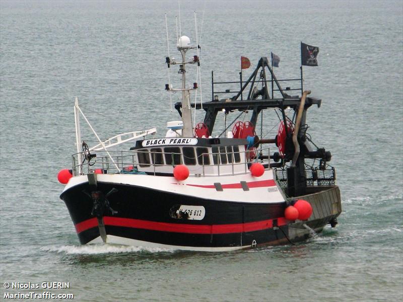 fv black pearl 1 (Fishing vessel) - IMO , MMSI 226171000, Call Sign FHGH under the flag of France