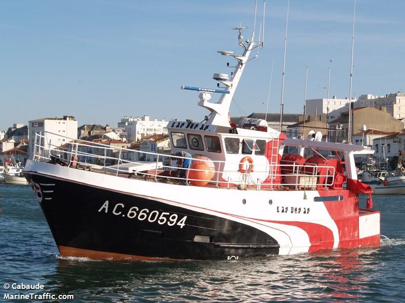 fv las des as (Fishing vessel) - IMO , MMSI 228107000, Call Sign FHXS under the flag of France