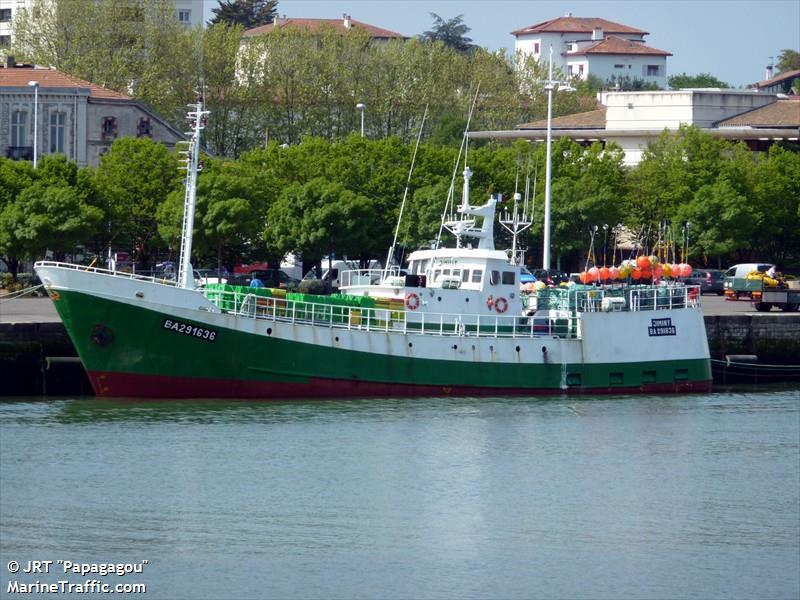 fv gure andre (Fishing vessel) - IMO , MMSI 228110000, Call Sign FZSV under the flag of France