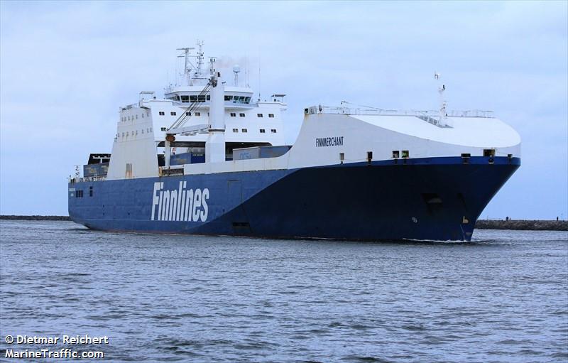 finnmerchant (Ro-Ro Cargo Ship) - IMO 9234082, MMSI 230650000, Call Sign OJQW under the flag of Finland