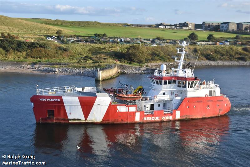 vos trapper (Standby Safety Vessel) - IMO 9391921, MMSI 232019712, Call Sign MELEB under the flag of United Kingdom (UK)