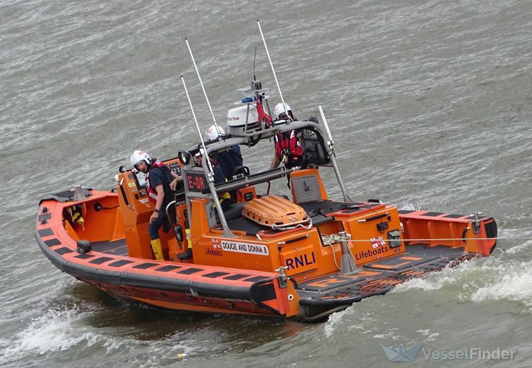 rnli lifeboat e-08 (SAR) - IMO , MMSI 235080606, Call Sign 2DNW6 under the flag of United Kingdom (UK)