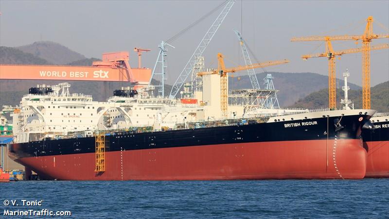 kmarin rigour (Crude Oil Tanker) - IMO 9683049, MMSI 235108529, Call Sign 2ICI3 under the flag of United Kingdom (UK)