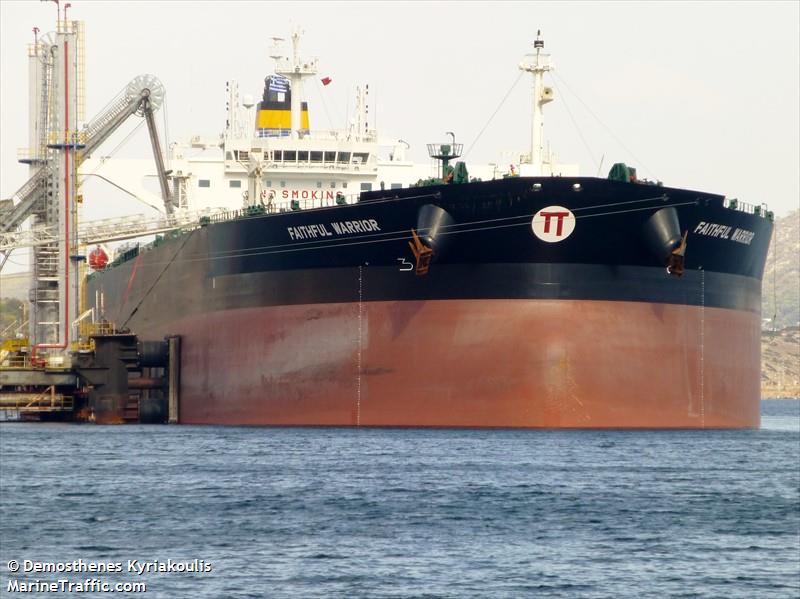 faithful warrior (Crude Oil Tanker) - IMO 9750062, MMSI 241453000, Call Sign SVCL5 under the flag of Greece