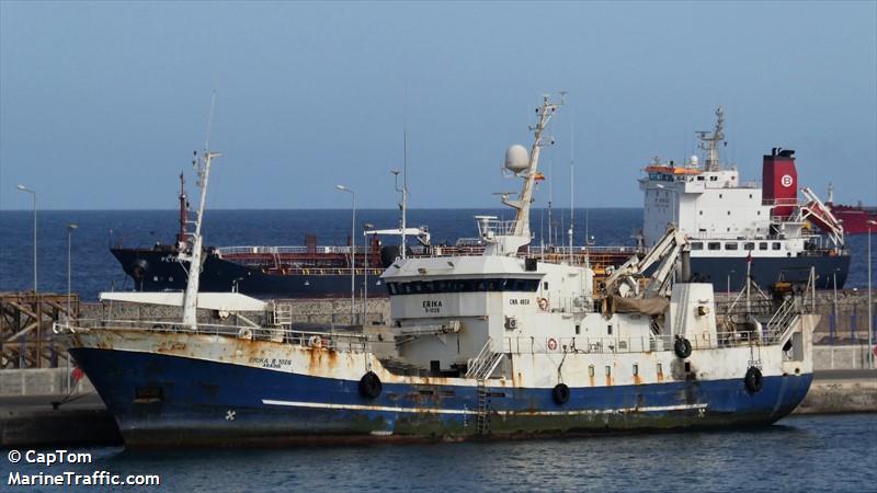 erika (Fishing Vessel) - IMO 8701909, MMSI 242167100, Call Sign CNA4858 under the flag of Morocco