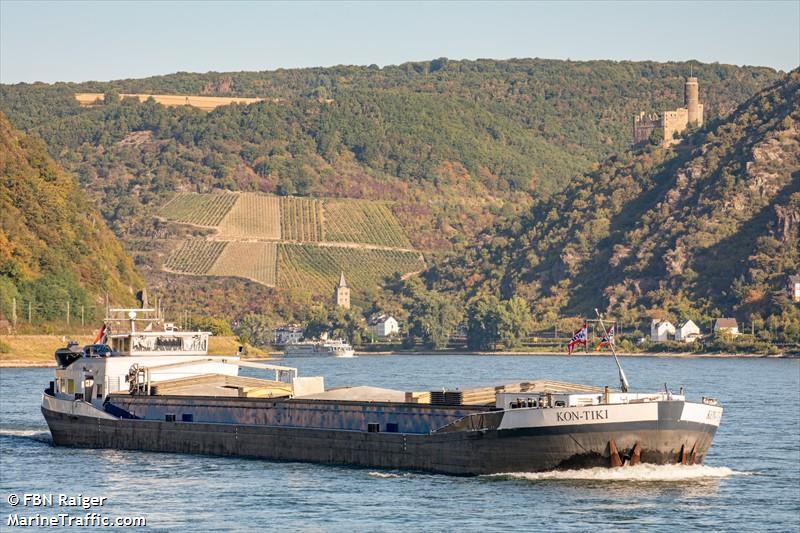 kon-tiki (Cargo ship) - IMO , MMSI 244700712, Call Sign PB8109 under the flag of Netherlands