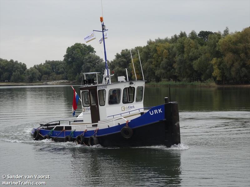 urk (Dredging or UW ops) - IMO , MMSI 244750890, Call Sign PD3856 under the flag of Netherlands