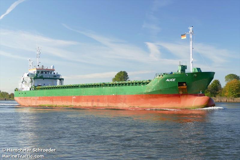 alice (General Cargo Ship) - IMO 9677399, MMSI 244790715, Call Sign PCVA under the flag of Netherlands