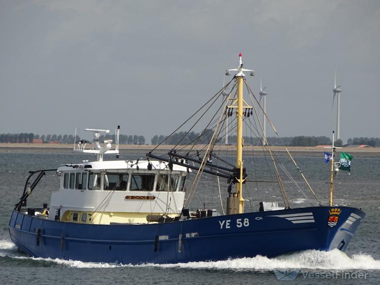 ye58 ichthus (Fishing vessel) - IMO , MMSI 246339000, Call Sign PEVH under the flag of Netherlands