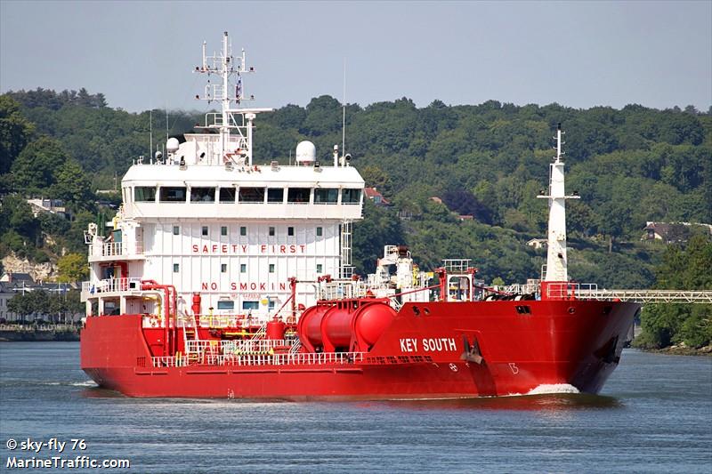 key south (Chemical/Oil Products Tanker) - IMO 9479802, MMSI 248221000, Call Sign 9HA2267 under the flag of Malta