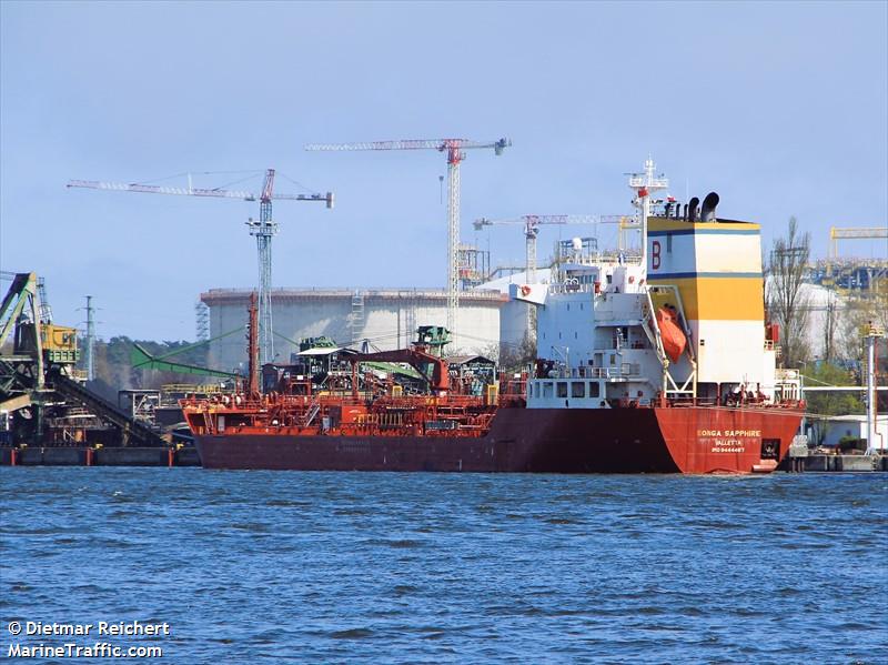 songa sapphire (Crude Oil Tanker) - IMO 9444467, MMSI 248940000, Call Sign 9HA4873 under the flag of Malta