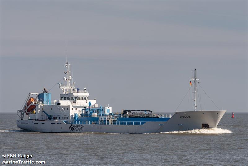 helle (CO2 Tanker) - IMO 9201906, MMSI 257510000, Call Sign LAJE8 under the flag of Norway