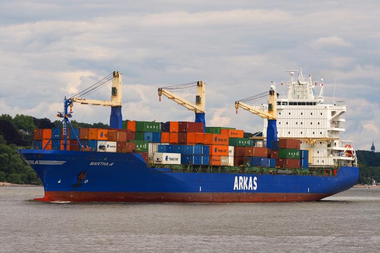 martha a (Container Ship) - IMO 9299484, MMSI 271044070, Call Sign TCA3420 under the flag of Turkey