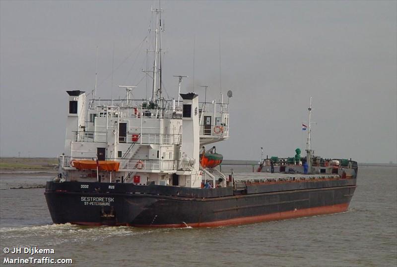 sestroretsk (General Cargo Ship) - IMO 7801867, MMSI 273343110, Call Sign UBWJ under the flag of Russia