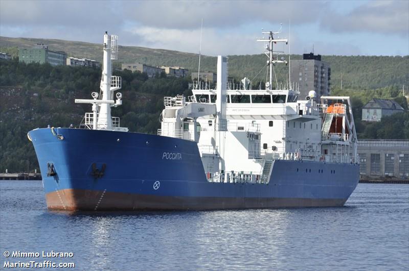 rossita (Nuclear Fuel Carrier) - IMO 9531894, MMSI 273357130, Call Sign UBJH5 under the flag of Russia