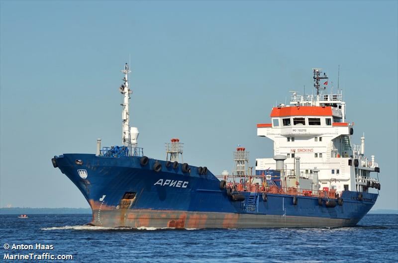 aries (Chemical/Oil Products Tanker) - IMO 7802110, MMSI 273538310, Call Sign UIJW under the flag of Russia