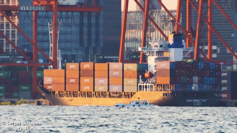 marconnecticut (Container Ship) - IMO 9343675, MMSI 305060000, Call Sign V2CO6 under the flag of Antigua & Barbuda