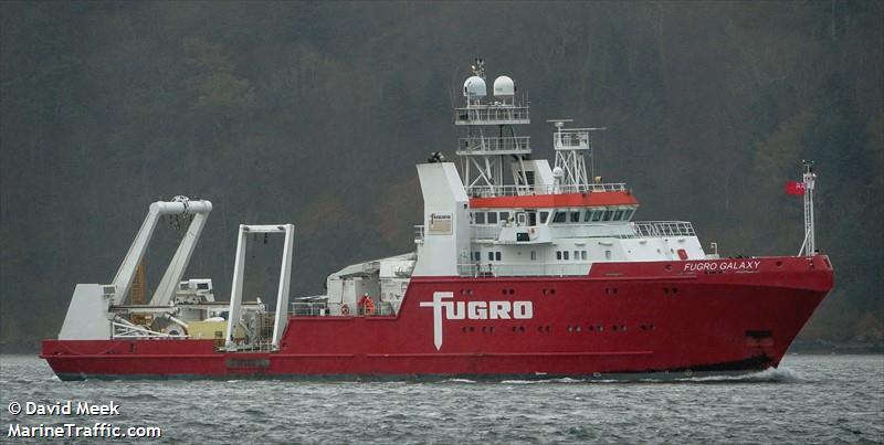 fugro galaxy (Research Vessel) - IMO 9583445, MMSI 311049200, Call Sign C6YY4 under the flag of Bahamas