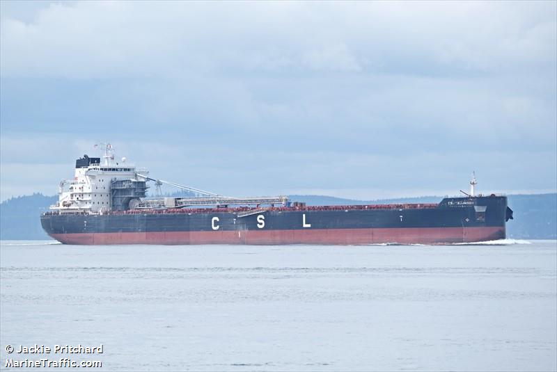 csl tecumseh (Self Discharging Bulk Carrier) - IMO 9600994, MMSI 311056900, Call Sign C6ZJ6 under the flag of Bahamas