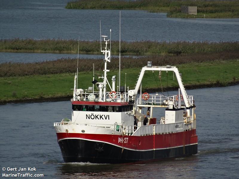 nokkvi (Fishing Vessel) - IMO 8021737, MMSI 312300000, Call Sign V3HR2 under the flag of Belize