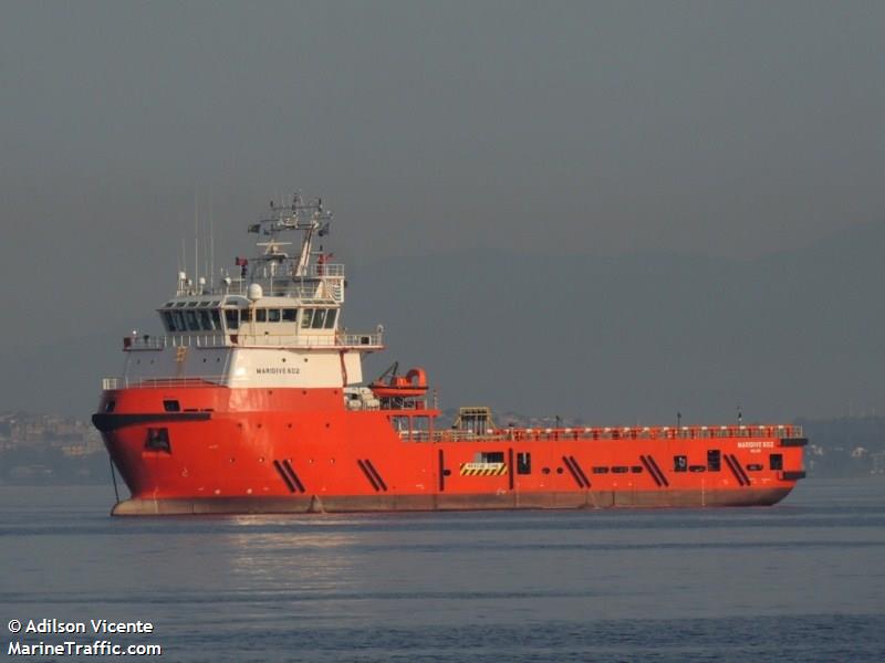maridive 602 (Offshore Tug/Supply Ship) - IMO 9643386, MMSI 312911000, Call Sign V3PN3 under the flag of Belize